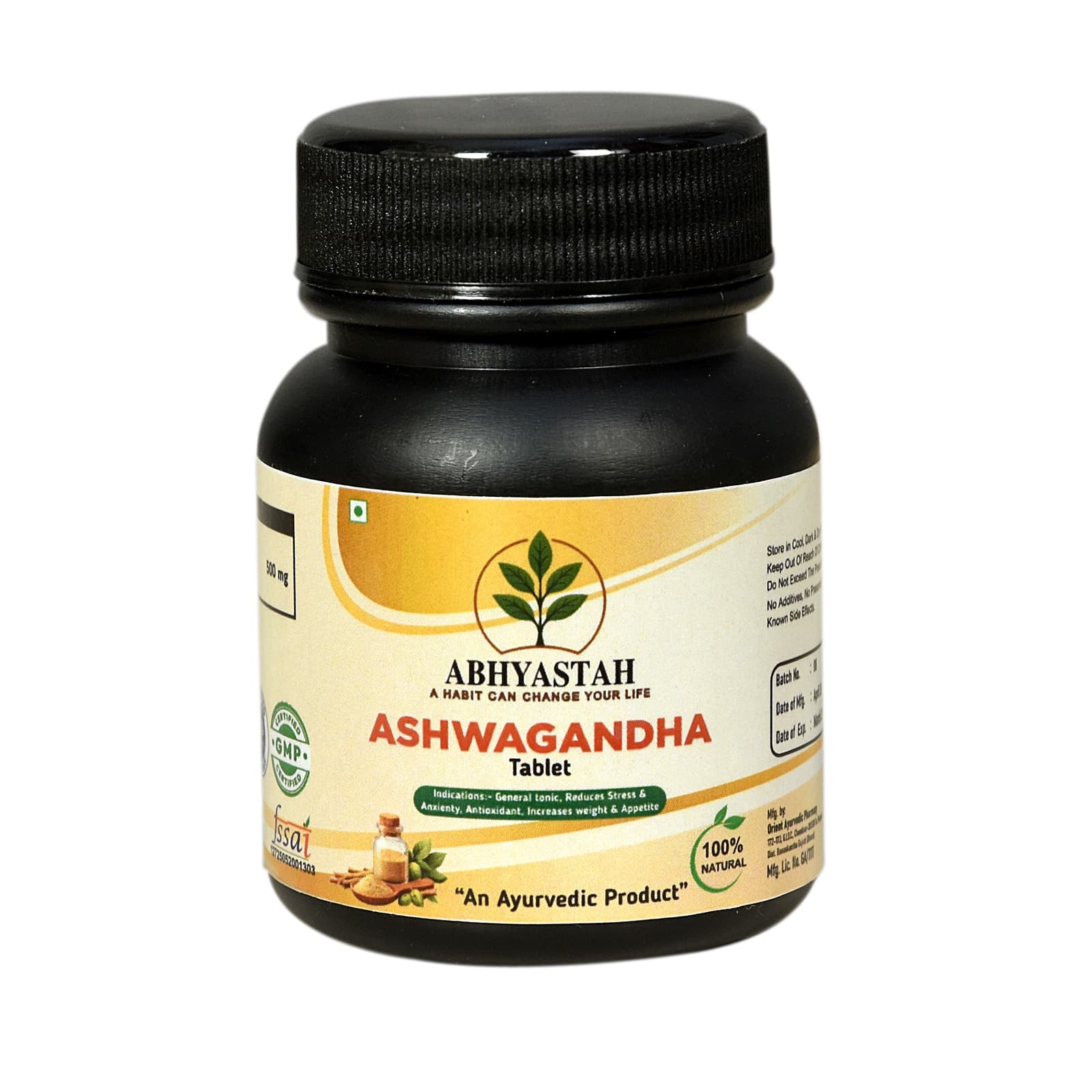 Ashwagandha Tablets (60 Tablets) — thumbnail 2