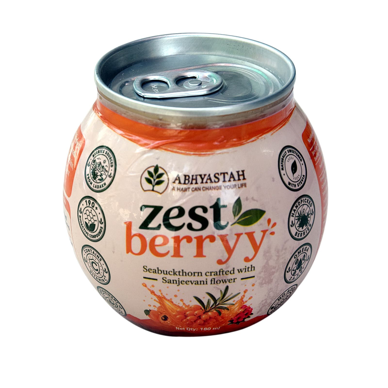 Zest Berryy — Seabuckthorn Drink (180 ml) — thumbnail 2