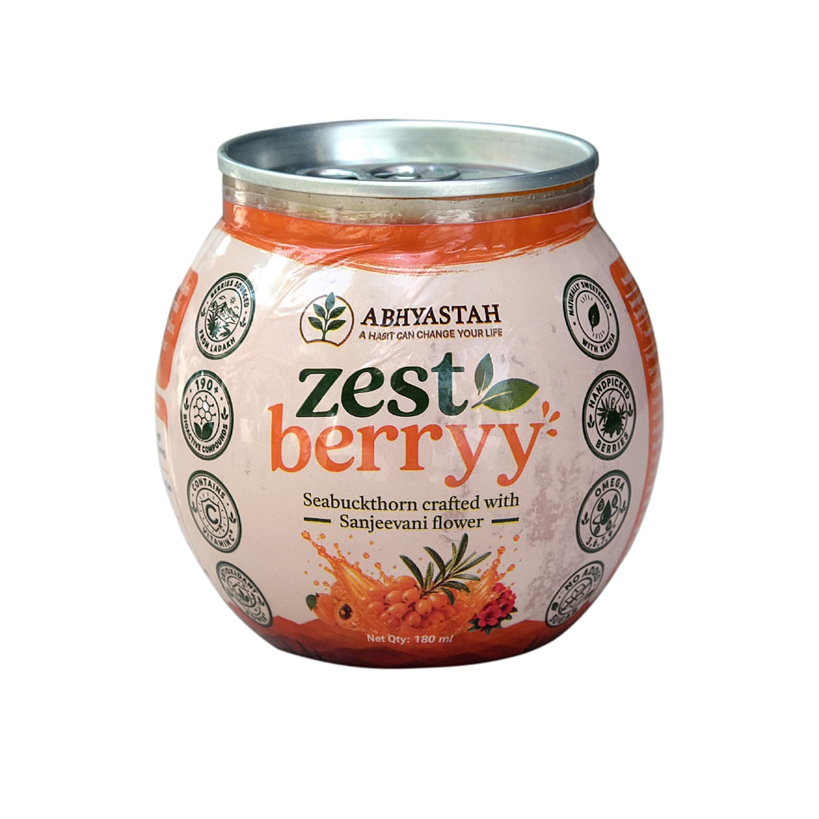 Zest Berryy — Seabuckthorn Drink (180 ml)